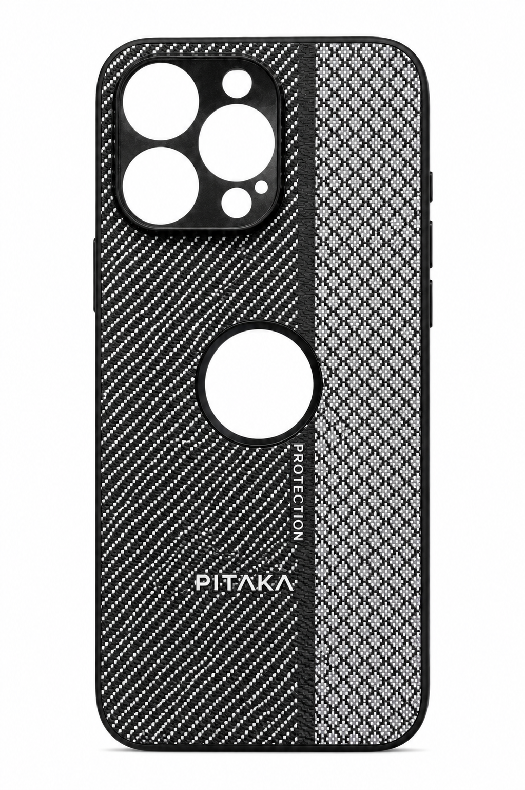 Pitaka Carbon Fiber iPhone 16 Pro Max Case - Black Edition