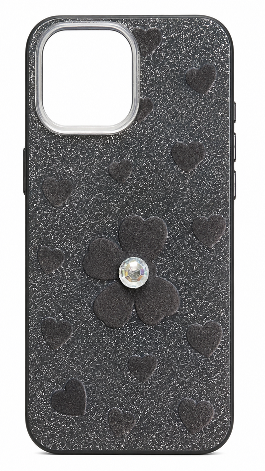 Iphone 16 Pro Max Crystal Blossom Glitter Case