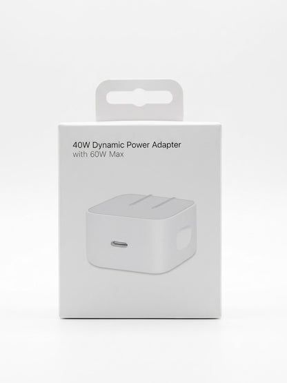 40W Dynamic Power Adapter with 60W Max | USB-C Fast Charger