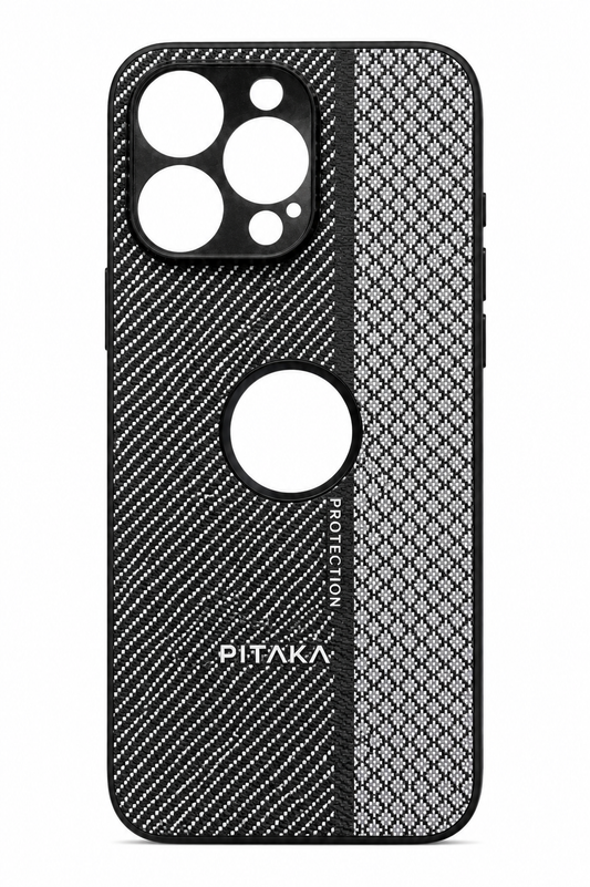 Pitaka Carbon Fiber iPhone 16 Pro Max Case - Black Edition
