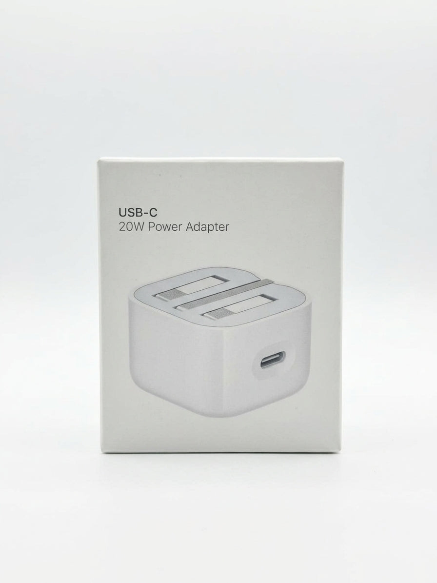 USB-C 20W Power Adapter, Fast Charger with 3-Pin Plug