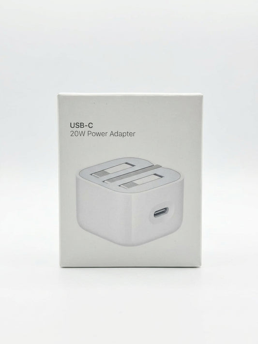 USB-C 20W Power Adapter, Fast Charger with 3-Pin Plug