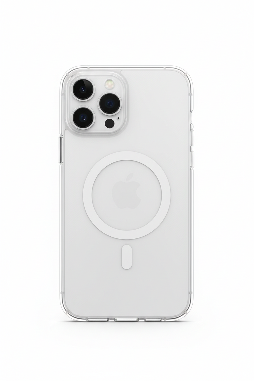 iPhone 14 MagSafe Clear Case Standing
